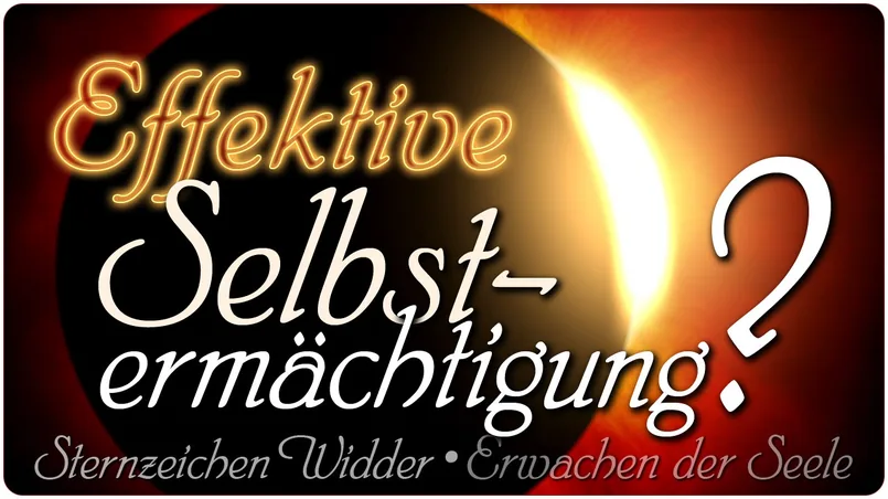 Effektive Selbstermächtigung!