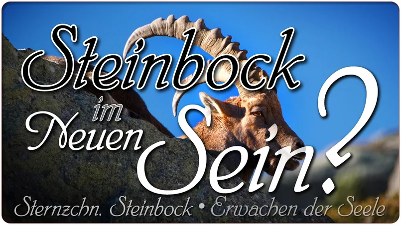 Steinbock im neuen Sein?